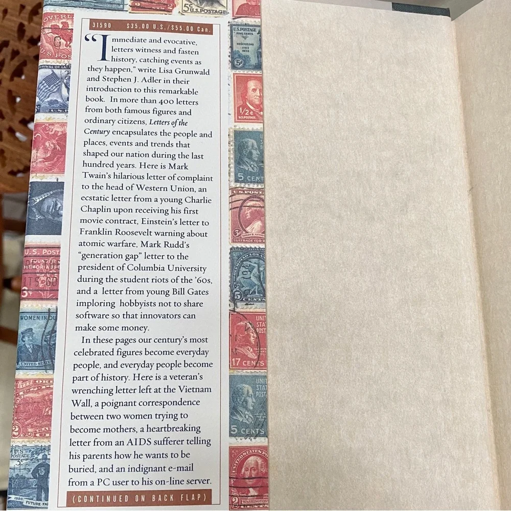 America Letters of the Century Book | 1900-1999